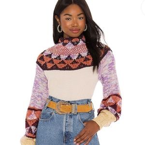 Free people swit the small stuff pullover sweater